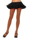 Black and Green Stripe Tights - The Costume Company