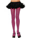 Black and Lime Stripe Tights - The Costume Company