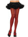 Black and Lime Stripe Tights - The Costume Company