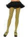 Black and Lime Stripe Tights - The Costume Company