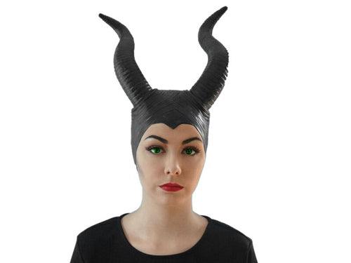Black Large Horns - The Costume Company