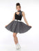 Black Polka Dot Skirt and Necktie - Buy Online Only - The Costume Company