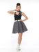 Black Polka Dot Skirt and Necktie - Buy Online Only - The Costume Company