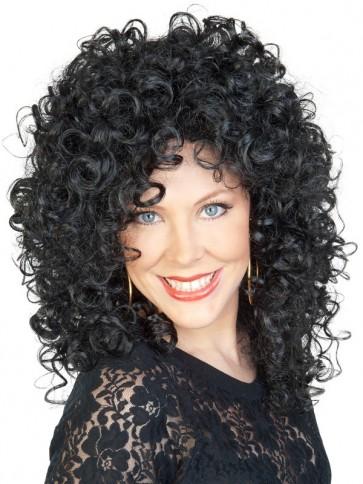 Black Pop Star Style Wig - Buy Online - The Costume Company | Australian & Family Owned 