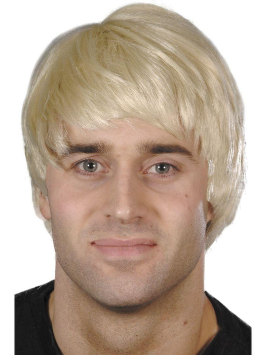 Blonde Short Mens Wig