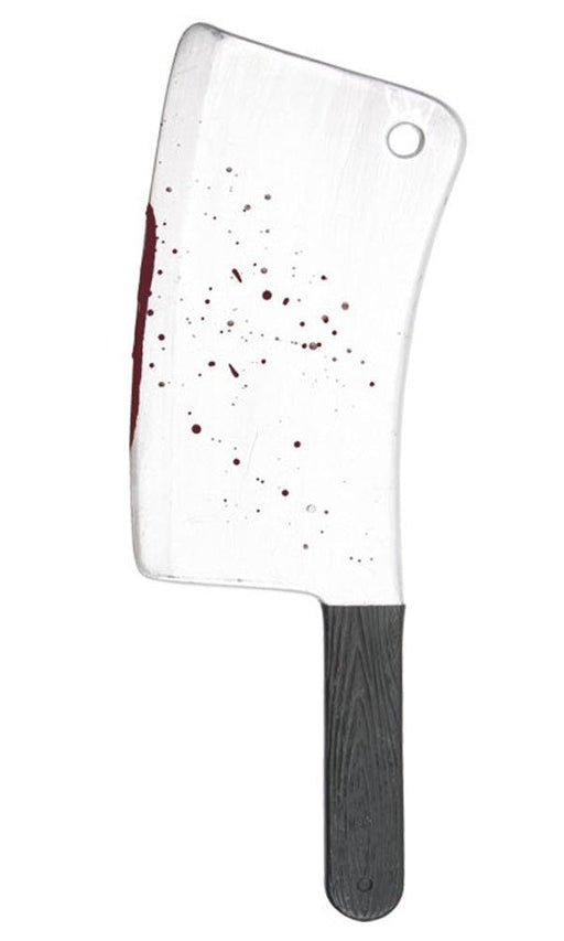 Blood Splattered Butchers Cleaver - The Costume Company