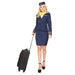 Blue Flight Attendant Costume | Buy Online - The Costume Company | Australian & Family Owned 