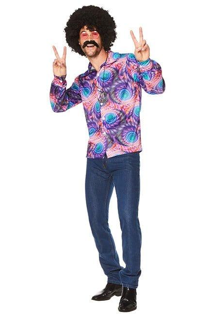 Boho 60s and 70s Disco Shirt - Buy Online Only - The Costume Company