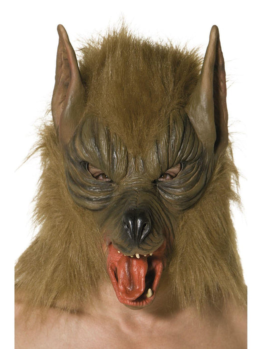 Brown Wolf Mask - Buy Online Only - The Costume Company