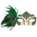 Burlesque Peacock Feathered Eye Mask | Buy Online - The Costume Company | Australian & Family Owned 