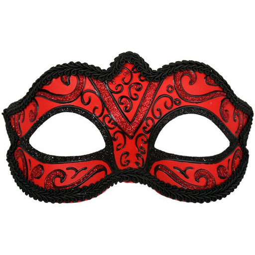 Capri Red Eye Mask | Buy Online - The Costume Company | Australian & Family Owned 