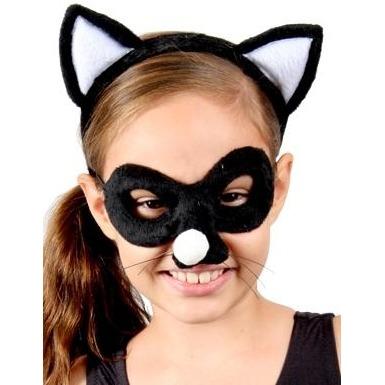 Cat - Headband and Mask Set - The Costume Company | Fancy Dress Costumes Hire and Purchase Brisbane and Australia