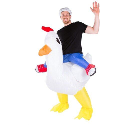 Chicken Inflatable Ride On Costume 