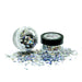 Cosmic Blue Holographic Chunky Glitter Pot - The Costume Company