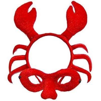 Crab - Headband and Mask Set - The Costume Company | Fancy Dress Costumes Hire and Purchase Brisbane and Australia