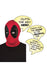 Deadpool Adult Deluxe Mask with Speech Bubble - Buy Online Only - The Costume Company