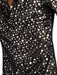 Disco Shirt Black with Silver Stars Costume - Buy Online Only - The Costume Company