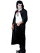 Dracula Vampire Black Velvet Cape - The Costume Company