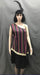 Drop Wasted Dress Roaring 20's Purple Gold Stripe - Hire - The Costume Company | Fancy Dress Costumes Hire and Purchase Brisbane and Australia