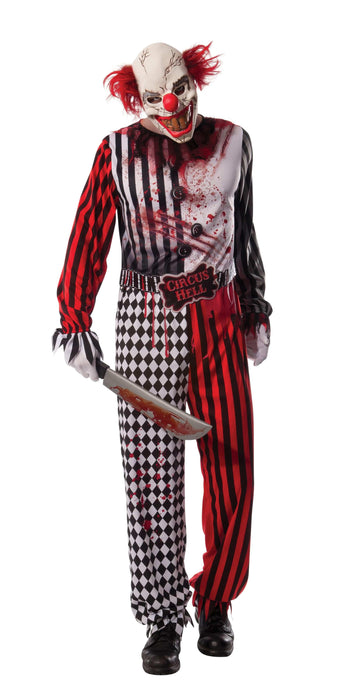 Evil Clown With Mask - Buy Online Only - The Costume Company