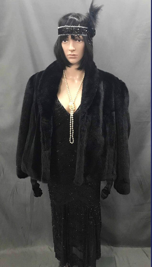 Faux Fur Coat Black - Hire - The Costume Company