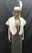Faux Fur White Stole - Hire - The Costume Company | Fancy Dress Costumes Hire and Purchase Brisbane and Australia