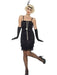 Flapper Dress Short Black Costume - The Costume Company