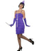 Flapper Dress Short Purple Costume - Buy Online Only - The Costume Company