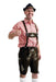 Genuine Premium Leather Oktoberfest Lederhosen With Pockets, And A Shirt - The Costume Company