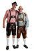 Genuine Premium Leather Oktoberfest Lederhosen With Pockets, And A Shirt - The Costume Company