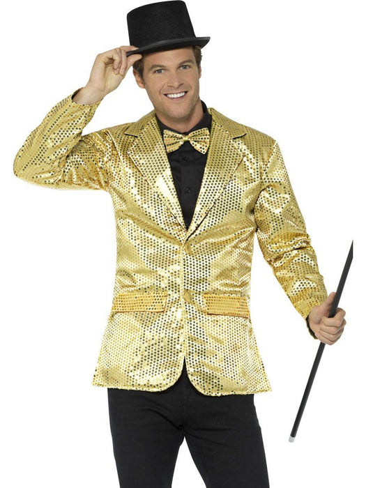 Gold Sequin Jacket - Buy Online Only - The Costume Company