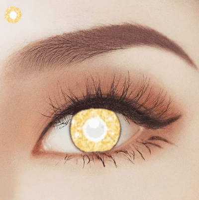 Gold Sparkle 1 Year Contact Lenses