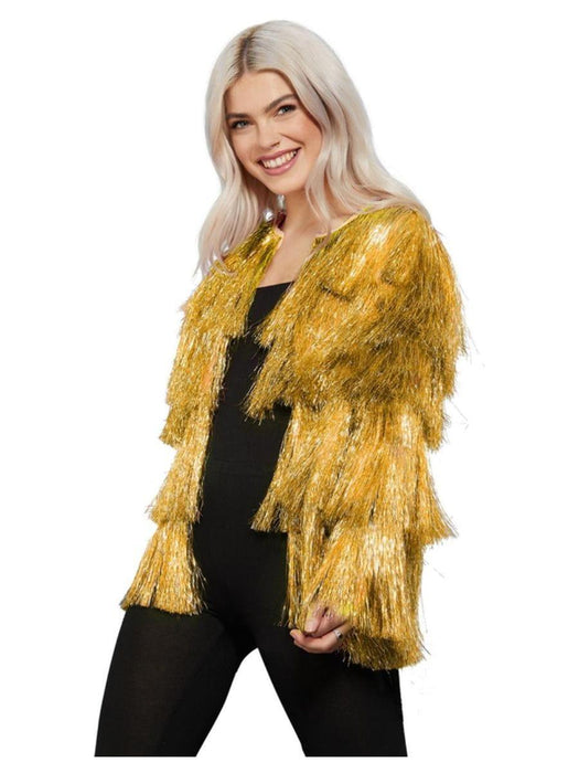 Gold Tinsel Jacket | Buy Online - The Costume Company | Australian & Family Owned 