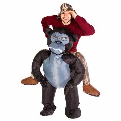 Gorilla Inflatable Ride On Costume 