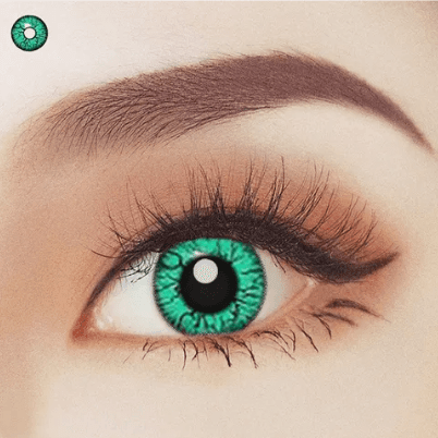 Green Alien 1 Year Contact Lenses