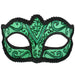 Green Capri Masquerade Mask - Buy Online - The Costume Company | Australian & Family Owned 