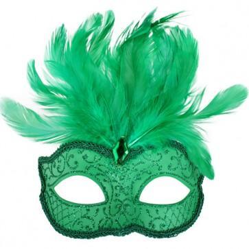 Green Daniella Masquerade Mask - Buy Online - The Costume Company | Australian & Family Owned 