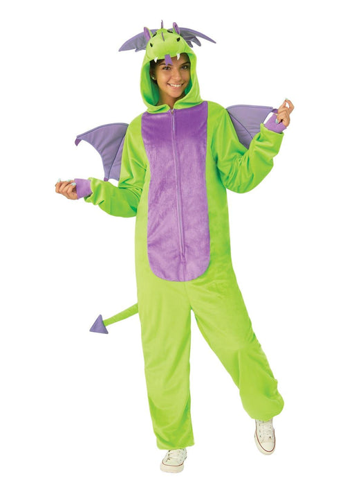 Green Dragon Furry Onesie Costume - Buy Online Only - The Costume Company