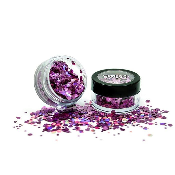 Green Envy Holographic Chunky Glitter Pot - The Costume Company