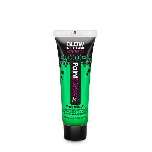 Green Paint Glow in the Dark Face Paint Pro 12ml - The Costume Company