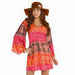 Groovy 60s Tie-Dye Dress - The Costume Company