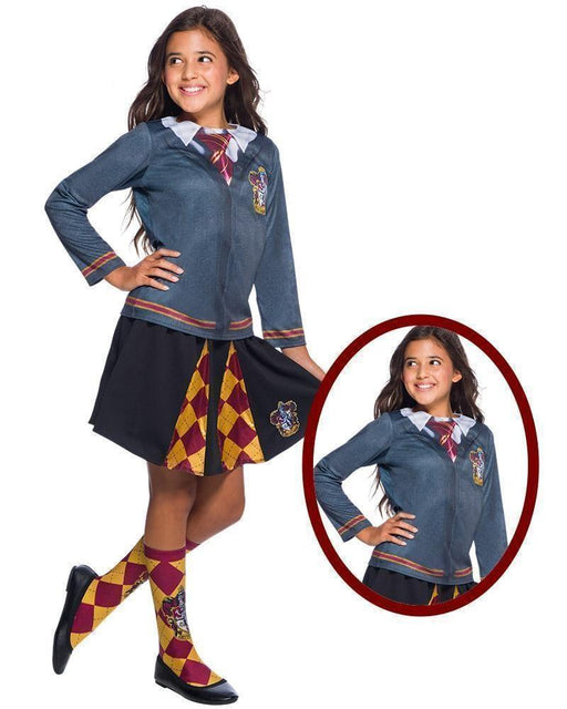 Hermione Costume Gryffindor Top Child - The Costume Company