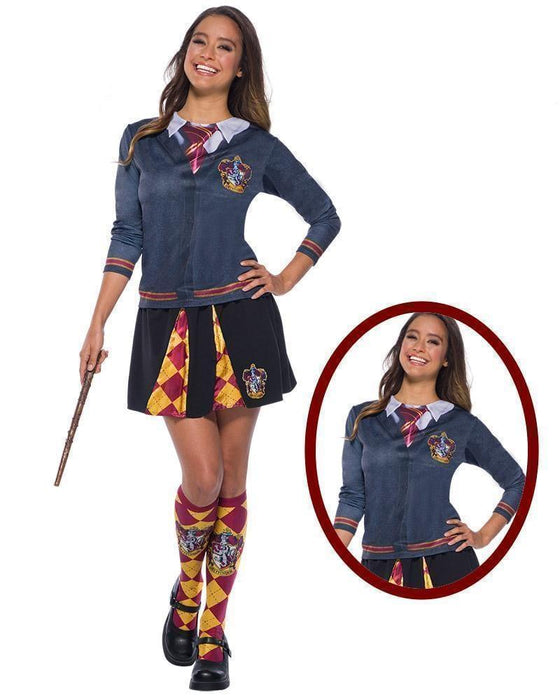 Hermione Costume Gryffindor Top - The Costume Company