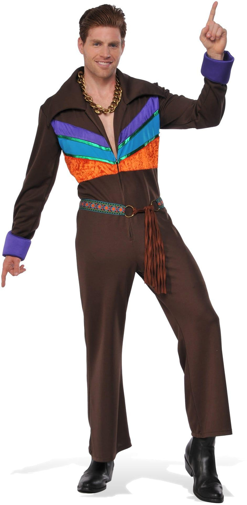 Hippie Man Jumpsuit 60s Costume 