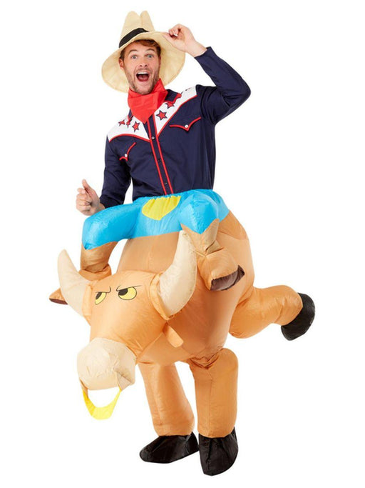 Inflatalbe Bull Rider Costume - Buy Online Only - The Costume Company