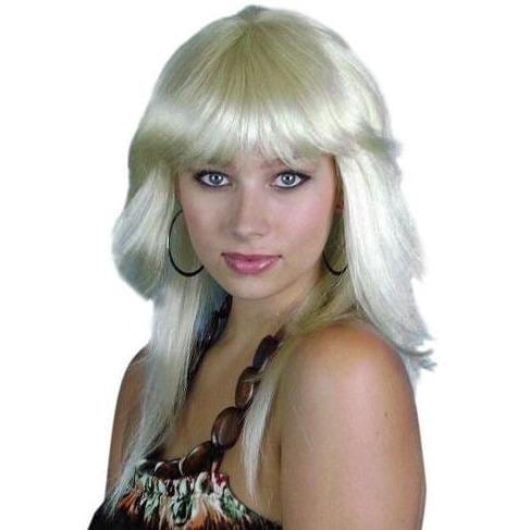 Layered Blonde 80s Wig