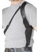 Leather Look Shoulder Holster, Black - Buy Online Only - The Costume Company