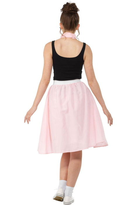 Light Pink Poodle Skirt and Necktie | Buy Online - The Costume Company | Australian & Family Owned 