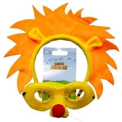 Lion - Headband and Mask Set - The Costume Company | Fancy Dress Costumes Hire and Purchase Brisbane and Australia
