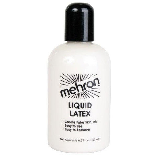 Liquid Latex Clear 133ml Bottle - Mehron - The Costume Company